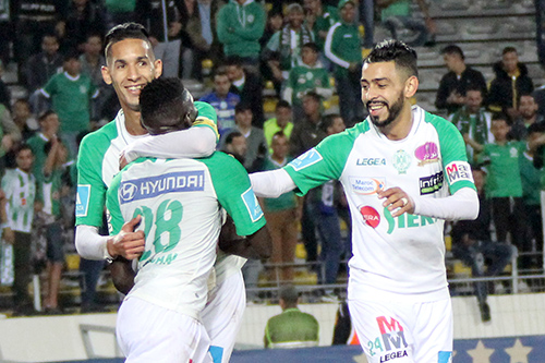الرجاء يدك شباك سيركل مبيري الغابوني بخماسية نظيفة في كأس "الكاف"