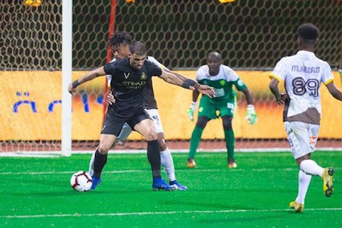حمد الله يقود النصر السعودي لاكتساح أحد