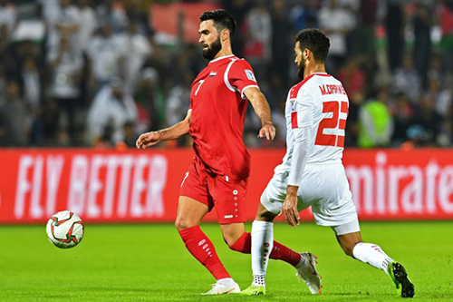 تعادل سوريا وفلسطين سلبا في كأس آسيا