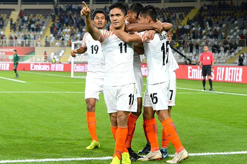 كأس آسيا 2019: فوز كبير للهند على تايلاند 4-1