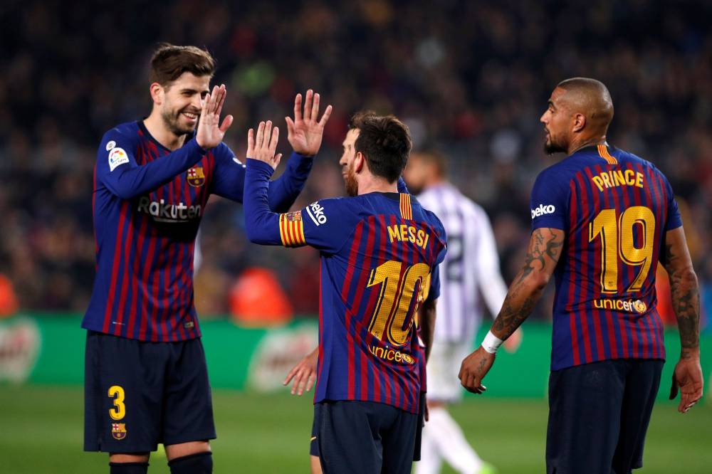 فوز بشق الأنفس لبرشلونة على بلد الوليد قبل مواجهة ليون في الأبطال