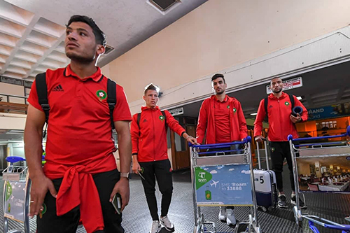 بعثة المنتخب الوطني تحط الرحال بملاوي