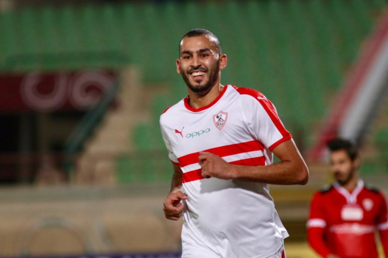 بوطيب ينتظم من جديد في تدريبات الزمالك المصري
