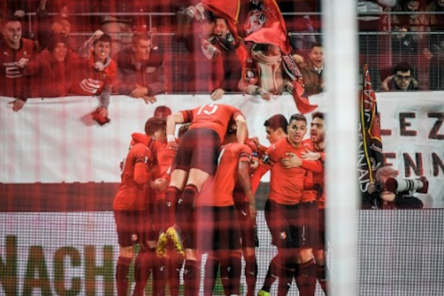 رين يقلب الطاولة على أرسنال ويفوز ب 3-1
