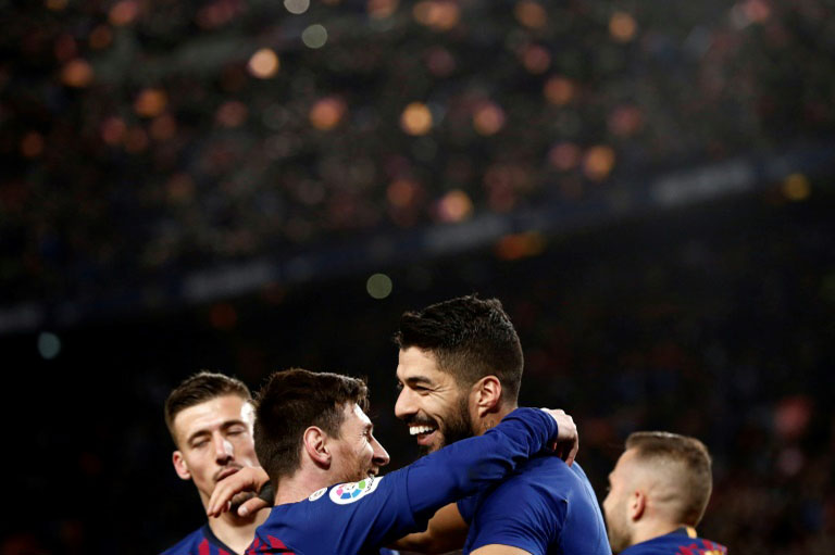 برشلونة للاحتفال باللقب قبل استضافة ليفربول