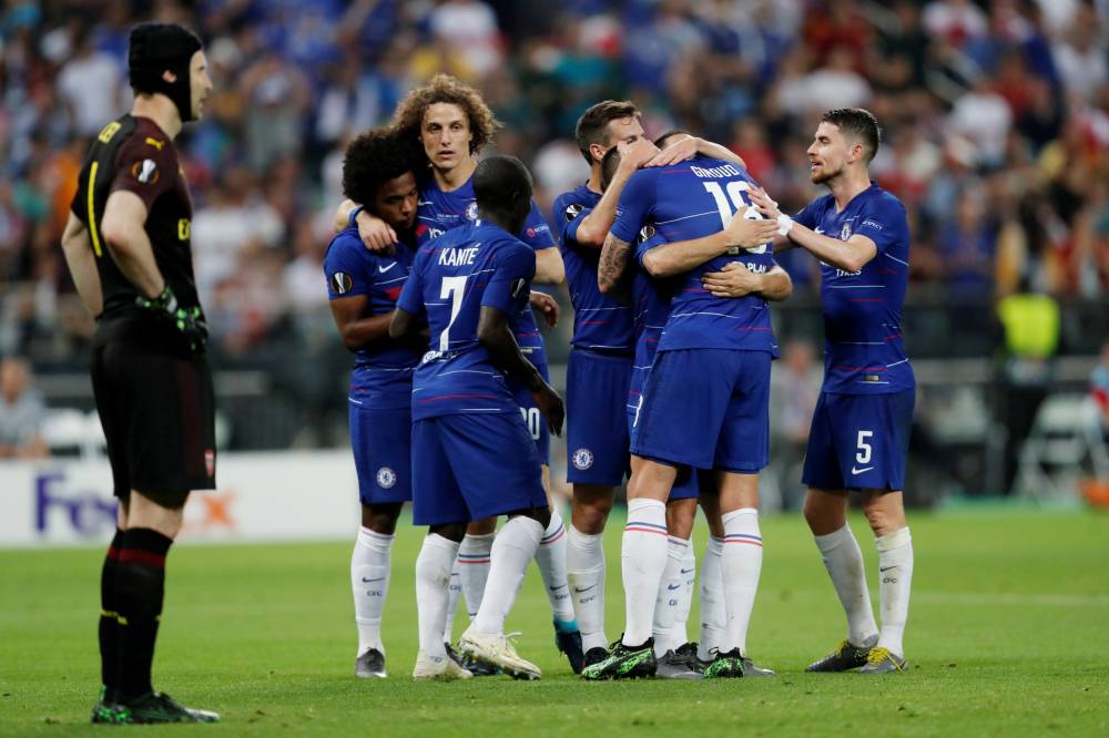 تشيلسي يقسو على أرسنال في باكو ويتوج بطلا للدوري الأوروبي