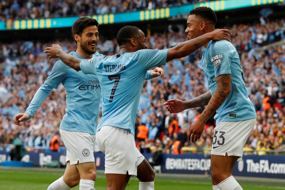 مانشستر سيتي يقسو على واتفورد بسداسية ويتوج بكأس الاتحاد الإنجليزي