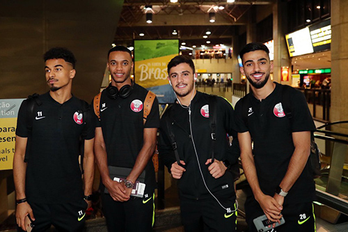 المنتخب القطري يصل ساو باولو لمواجهة كولومبيا