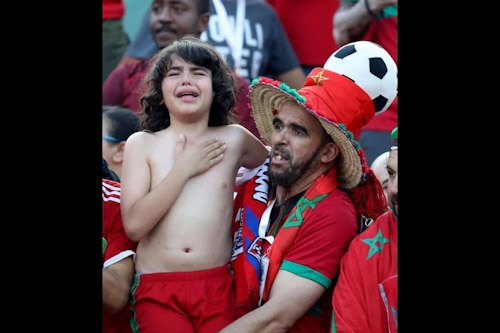 ريان ولقطة بكائه ضد ناميبيا
