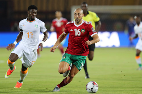 هذه درجة خطورة إصابة أمرابط.. والمنتخب يُغيّر ملعب التداريب