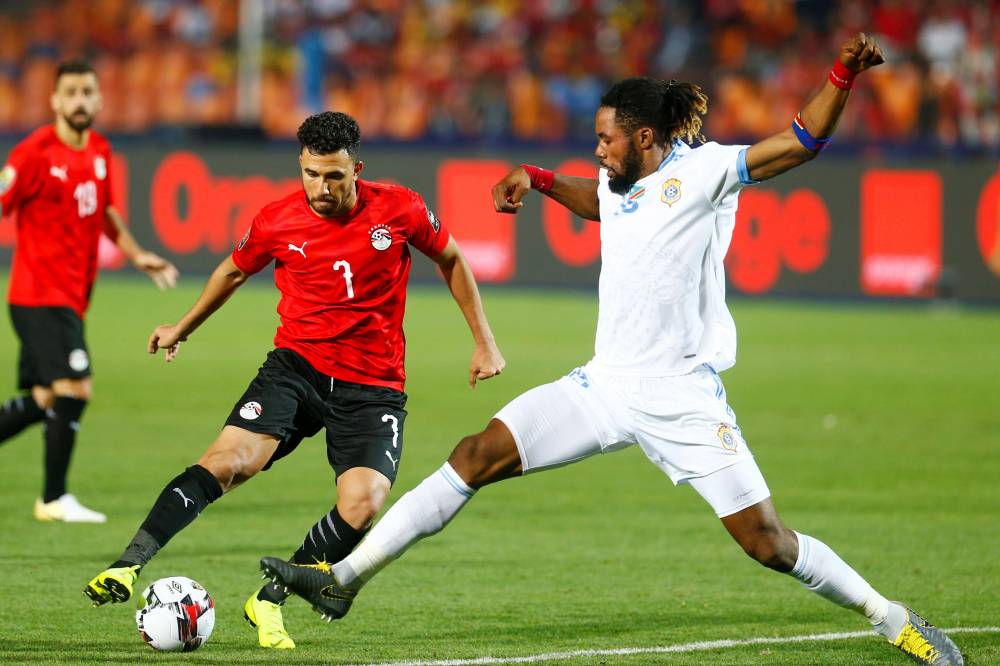 تريزيغيه أفضل لاعب في مباراة مصر والكونغو