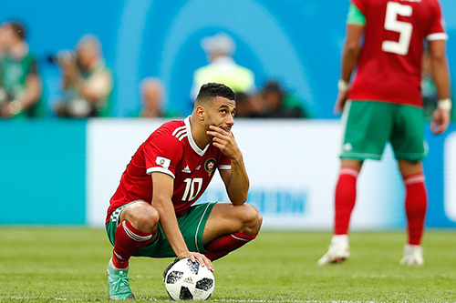 إصابة في الكاحل تُبعد بلهندة عن مباراة المنتخب أمام ناميبيا في "الكان"