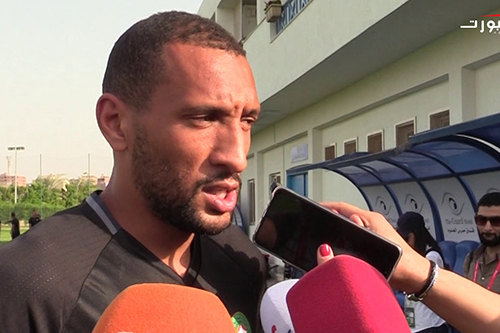 لاعبو المنتخب ولقاء ناميبيا
