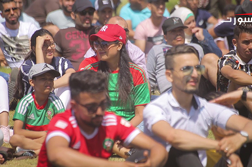 هكذا تابع مغاربة لقاء ناميبيا