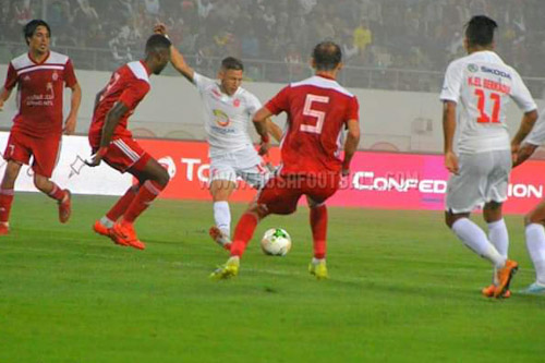 الحسنية يحقق تأهلا صعبا في كأس "الكاف" على حساب الاتحاد الليبي