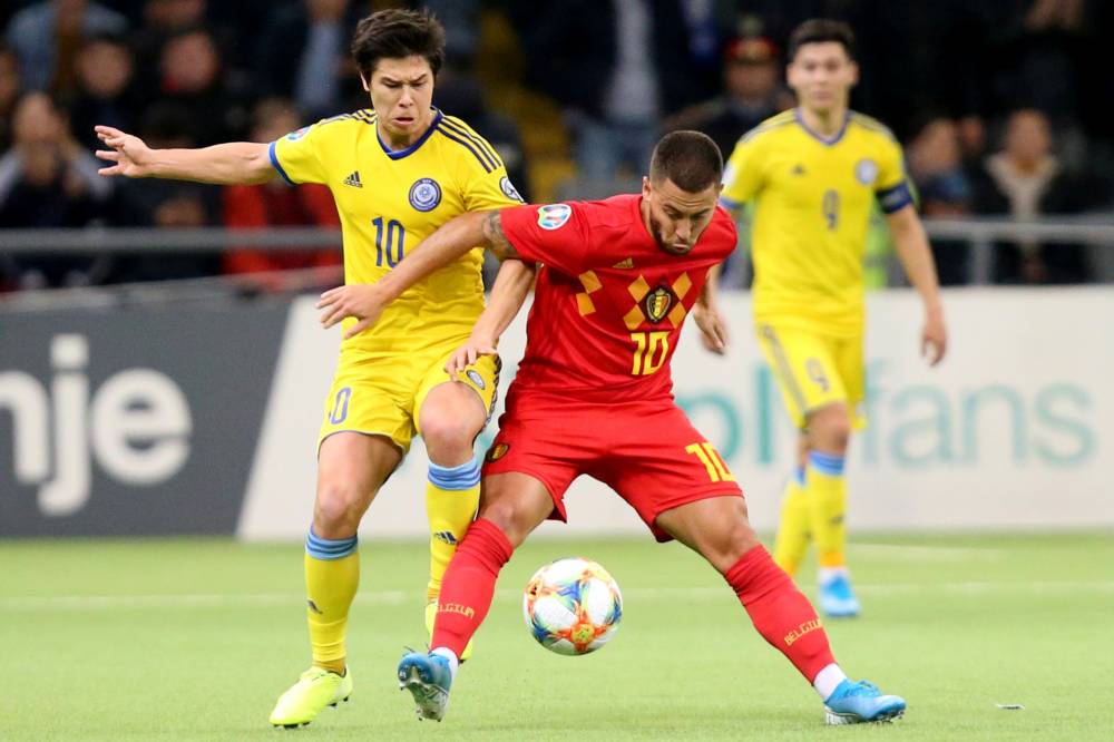 بلجيكا تتغلب على كازاخستان في تصفيات اليورو