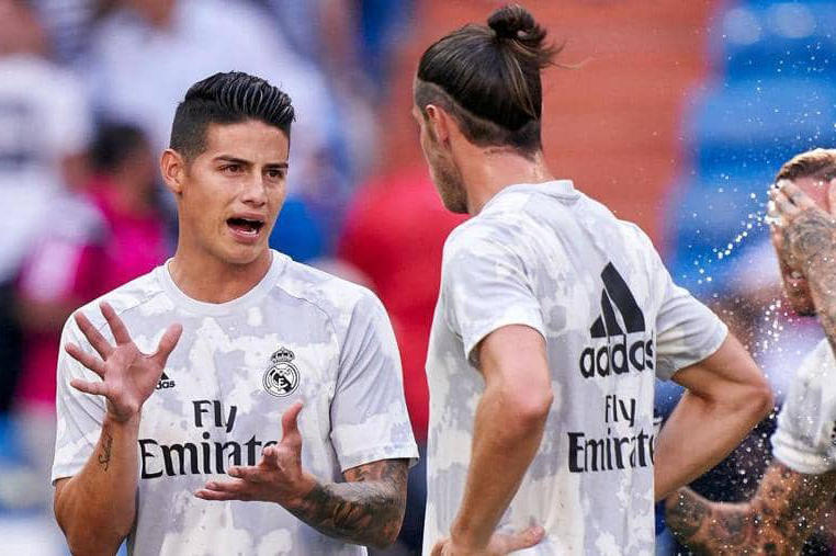بيل وخاميس يشاركان في تدريبات ريال مدريد