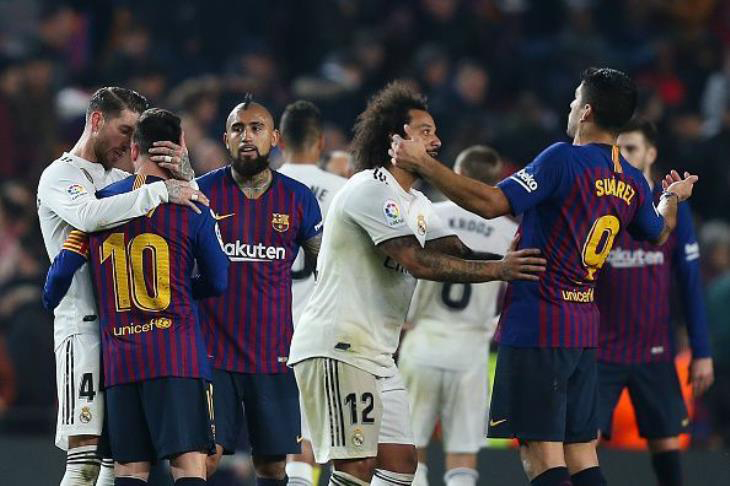البرسا والريال في اختبار صعب قبل اصطدامهما في الكلاسيكو