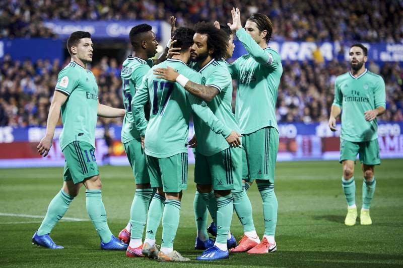 الريال يقسو على سرقسطة برباعية ويصعد برفقة فالنسيا وفياريال لدور الثمانية بكأس ملك إسبانيا