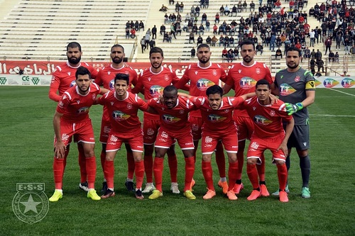 قائمة النجم الساحلي التونسي لمواجهة الوداد