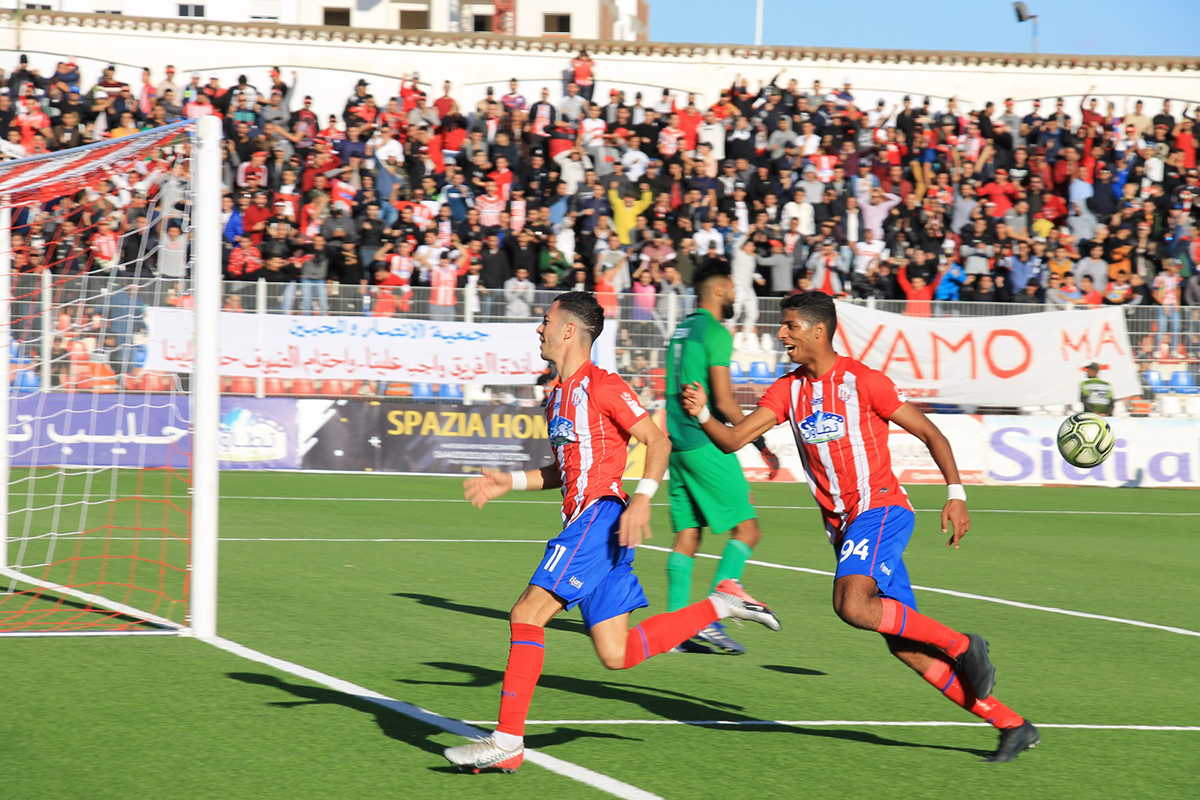 أولمبيك خريبكة يتعادل مع ضيفه المغرب التطواني