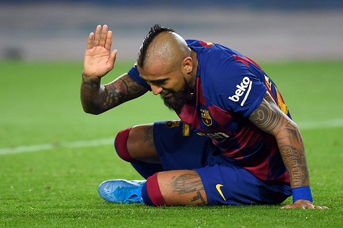 برشلونة يستعد لمواجهة ليفانتي في غياب فيدال