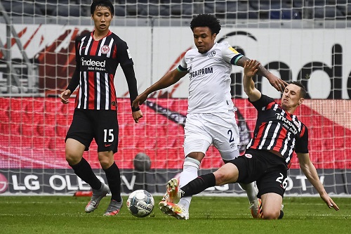 فرانكفورت يزيد محن شالكه في البوندسليغا