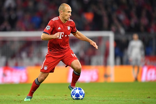 آريين روبن يتدرب على ملاعب بايرن رغم اعتزاله