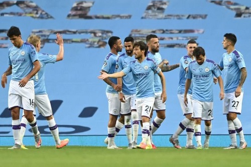 مانشستر سيتي يسحق بيرنلي بخماسية بإنجلترا