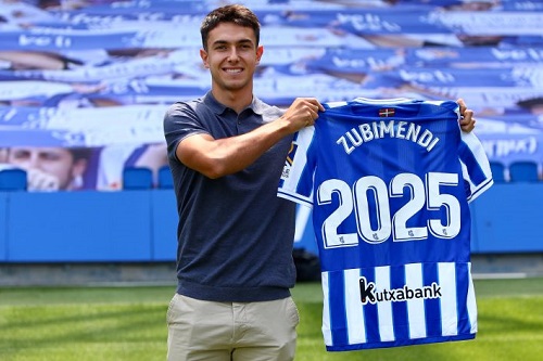 سوسيداد يمدد عقد مارتن زوبيميندي حتى 2025