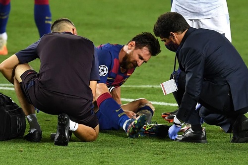 ميسي سيكون جاهزا للمشاركة أمام البايرن رغم معاناته من كدمة قوية
