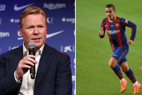 كومان ردا على غريزمان: المدرب هو من يأمر واللاعب يجب عليه التنفيذ