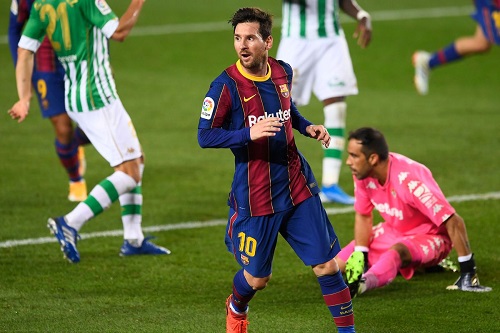 ميسي "البديل" ينقذ برشلونة من فخ بيتيس ويعيده لسكة الانتصارات في الليغا