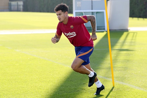 كوتينيو يسابق الزمن للحاق بلقاء أتلتيكو مدريد