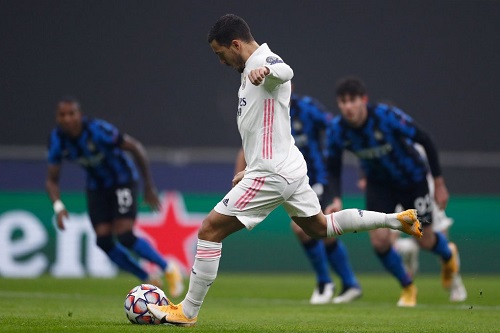 الريال يفوز على إنتر بثنائية ويجدد آماله في الصعود لدور الـ16 بدوري الأبطال