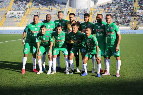 الرجاء الرياضي بالقميص الأخضر أمام الزمالك