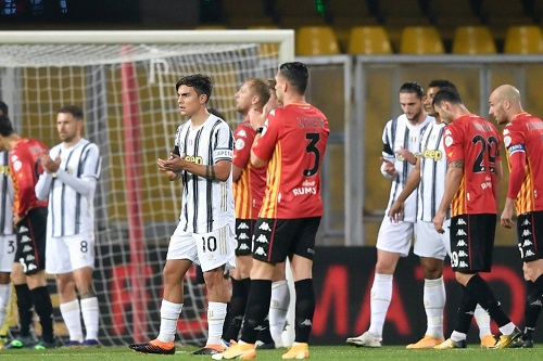 يوفنتوس يسقط في فخ التعادل أمام بينفينتو في الدوري الإيطالي