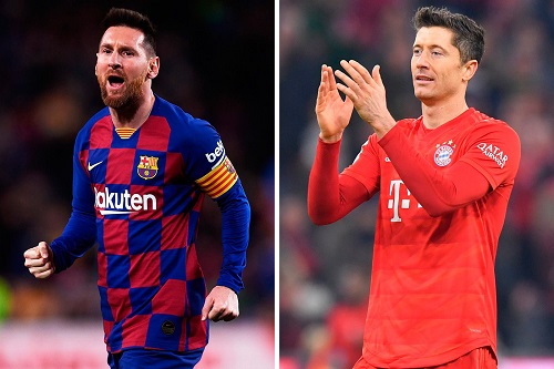 ليفاندوفسكي يتفوق على ميسي ويفوز بجائزة أفضل لاعب في العام