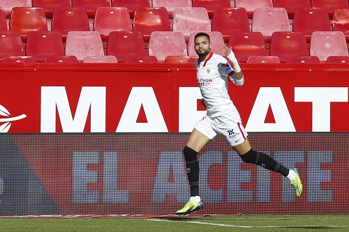 النصيري يتألق بهاتريك مع إشبيلية.. ثالث هدافي "الليغا" بأرقام مميزة