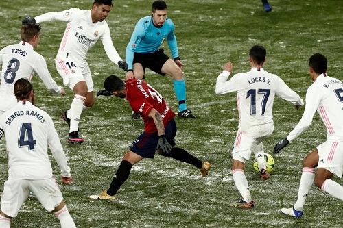 الريال يسقط في فخ التعادل السلبي أمام أوساسونا ويفشل في تصدر الليغا