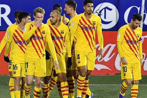 برشلونة ينفض غبار 2020 ويكتفي بهدف نظيف في مواجهة هويسكا