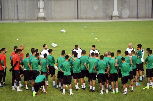 المنتخب المحلي يرفع درجة التأهب قبل مواجهة الطوغو في منافسة "الشان"
