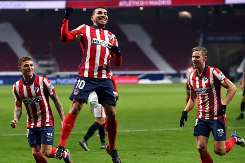 أتلتيكو مدريد يعزز صدارته للدوري الإسباني بثنائية في شباك إشبيلية