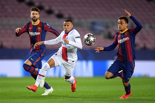زين الدين زيدان: ما قدمه مبابي أمام برشلونة كان رائعا
