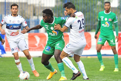 الرجاء يعود من تونس ببطاقة مجموعات الكونفدرالية ضد الاتحاد المنستيري