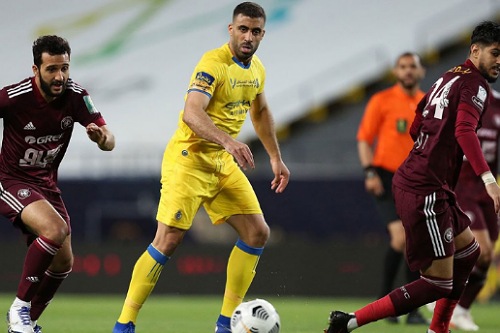 النصر يستأنف قرار إيقاف عبد الرزاق حمد الله