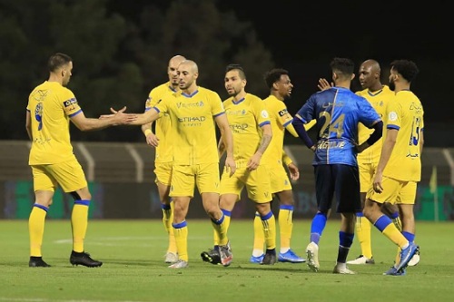 حمد الله وأمرابط يقودان النصر لهزم العين
