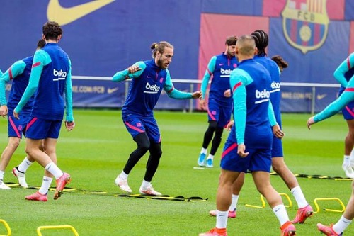 برشلونة يعود للتدريبات استعدادا لمواجهة سيلتا فيغو