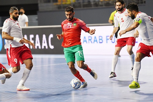 منتخب القاعة يهزم البحرين ويبلغ نهائي بطولة العرب