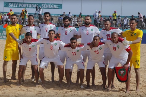 منتخب الشاطئية يهزم أوغندا في مباراة الترتيب